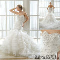 2013 Nuevo diseño y vestidos de boda pesados ​​del weddingdress de la colmena